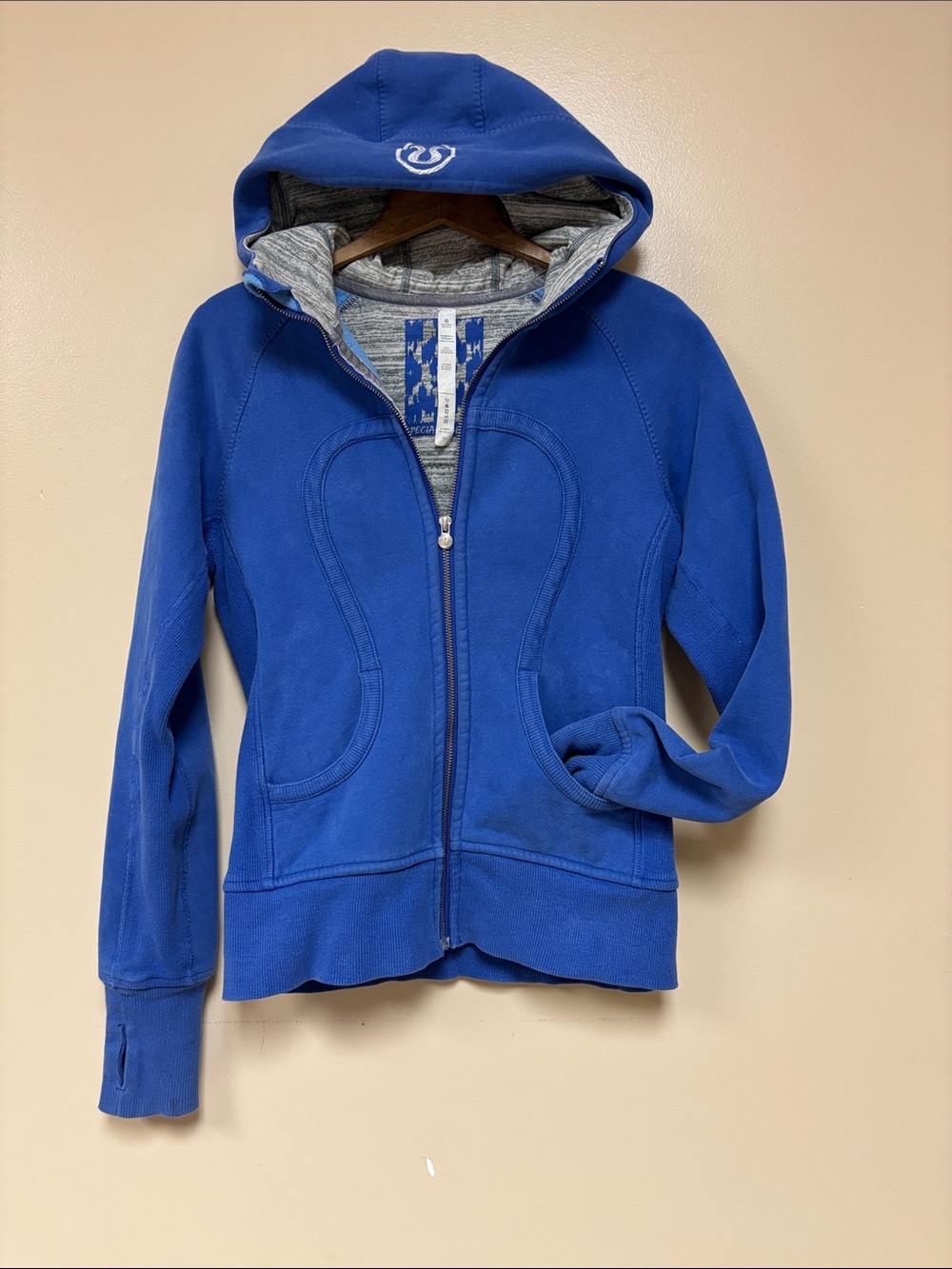 lululemon athletica Royal Blue  Zip Hoodie